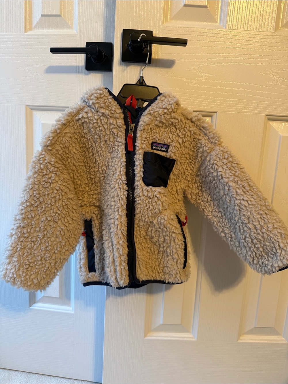 Patagonia Retro X Toddler Beige Sherpa Jacket